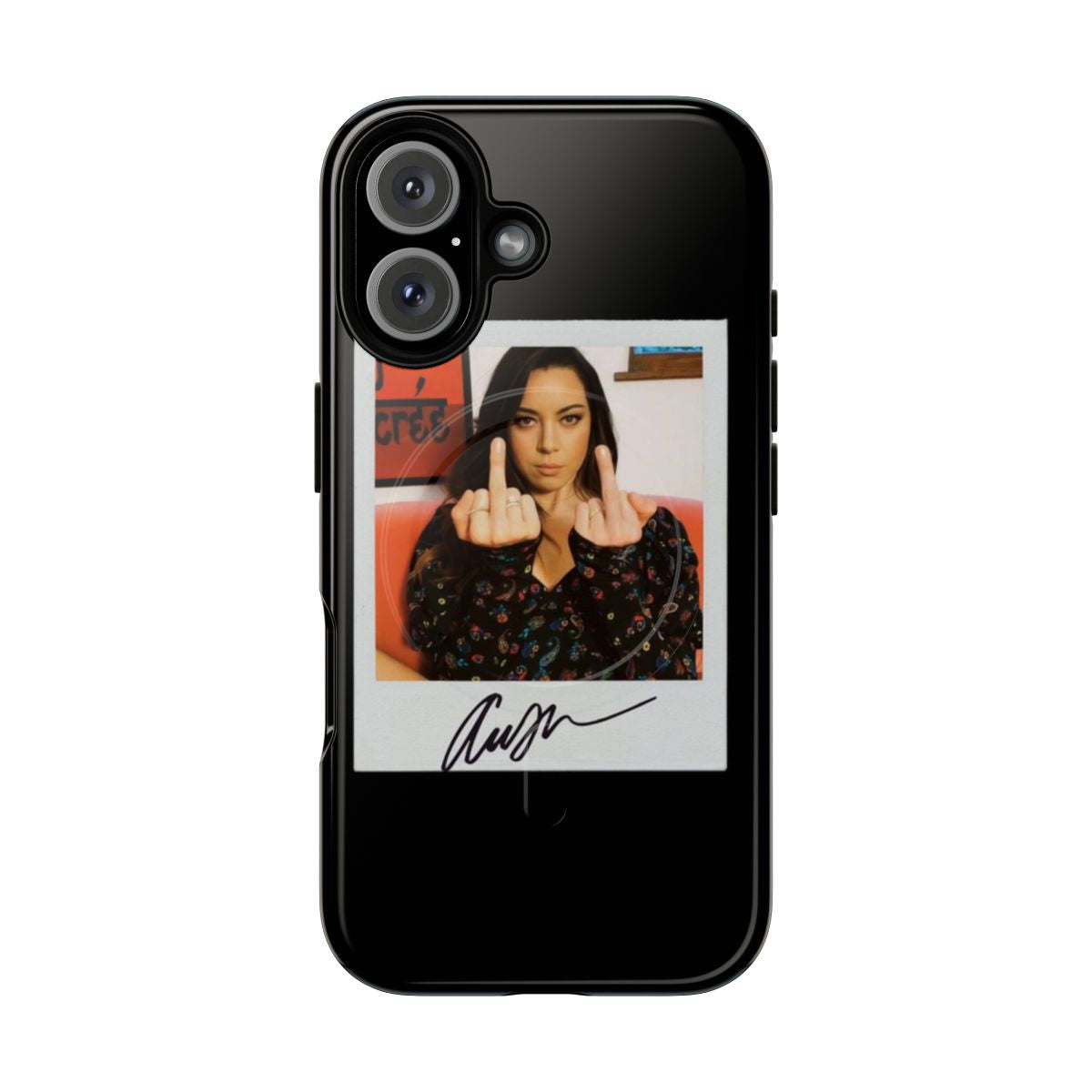 Signature Magnetic Tough Cases featuring Aubrey Plaza and Kathryn Hahn characters from Parks and Recreation