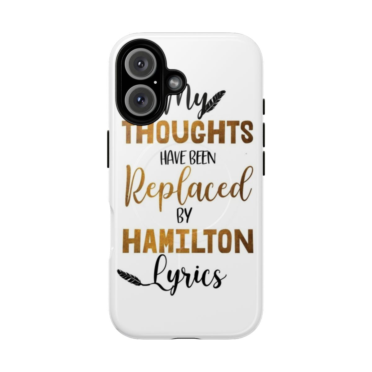 Magnetic tough phone case featuring Hamilton, the hit Broadway musical