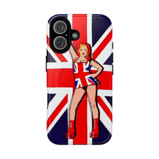 Union Jack inspired magnetic tough phone case