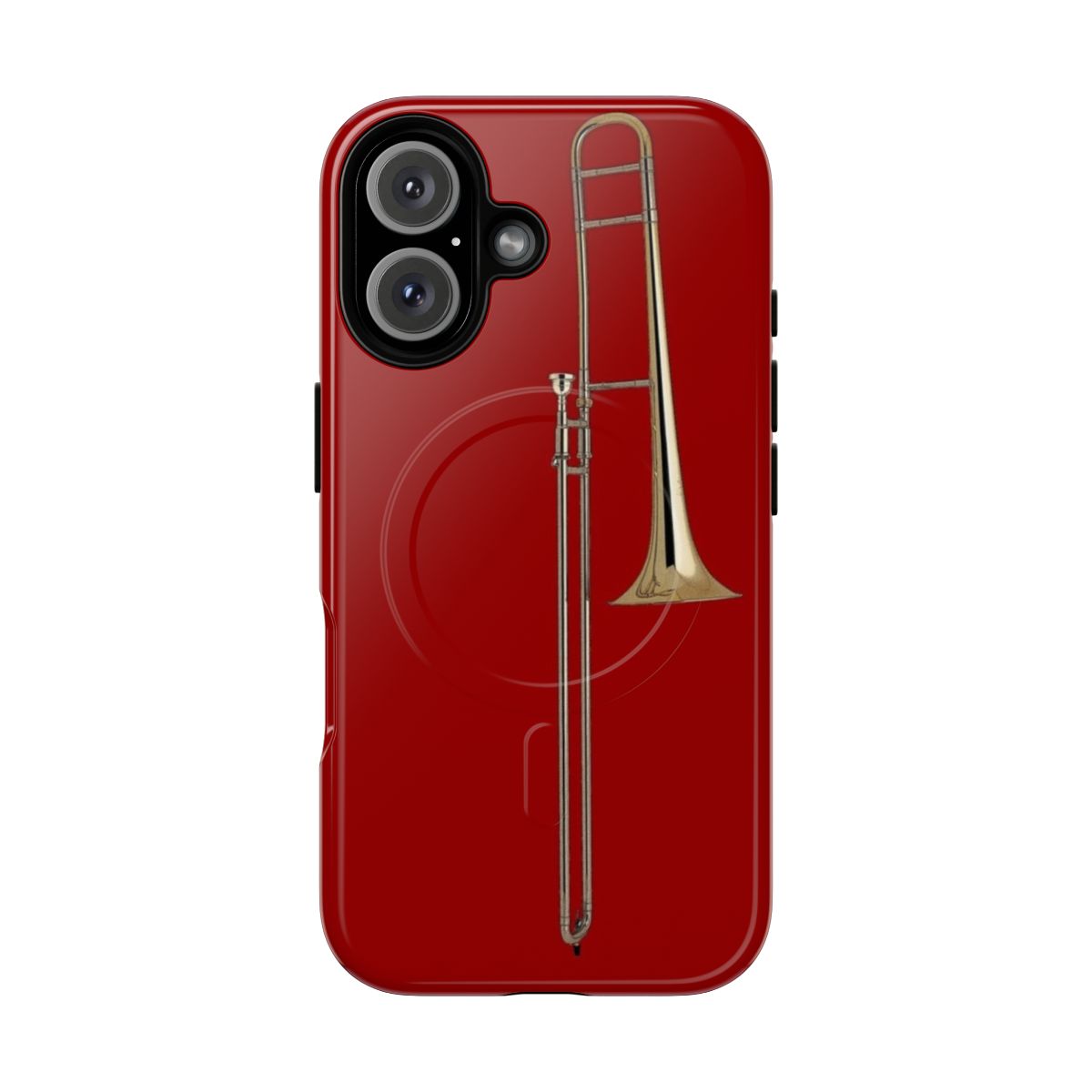 Trombone-themed magnetic tough phone cases for musicians