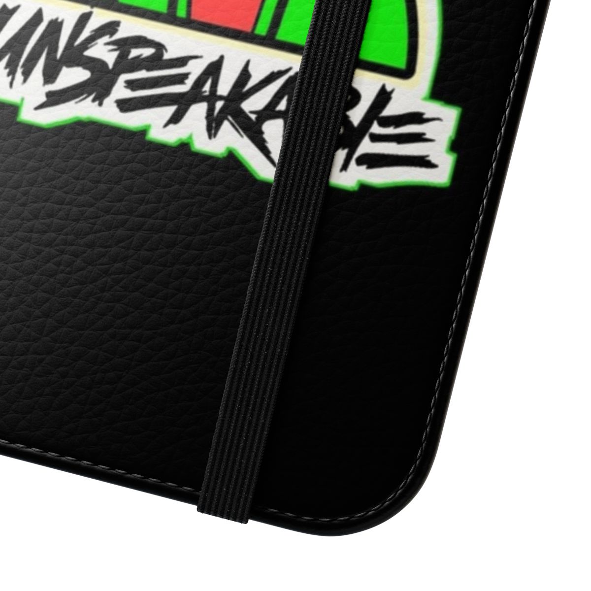 Unspeakable inspired 3D flip cover phone case with cool gaming and YouTube branding - Close Up