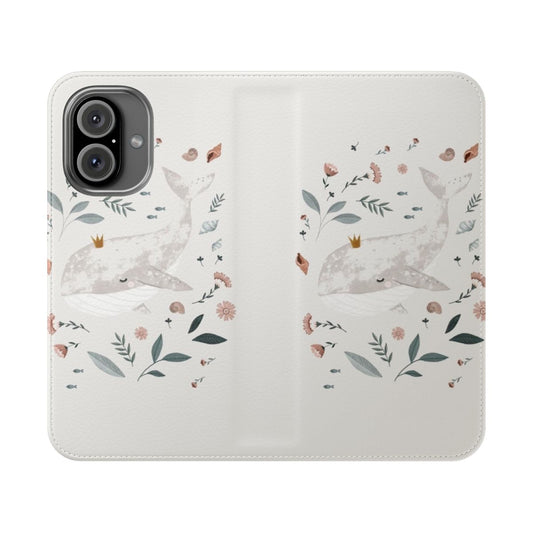 Floral and boho-inspired phone case with a nature theme and a girly design