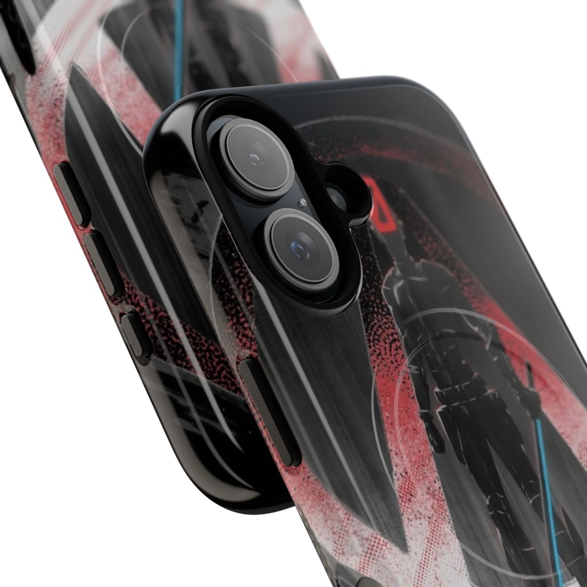 Magnetic tough phone case featuring Zero from the Borderlands 2 video game - Detail