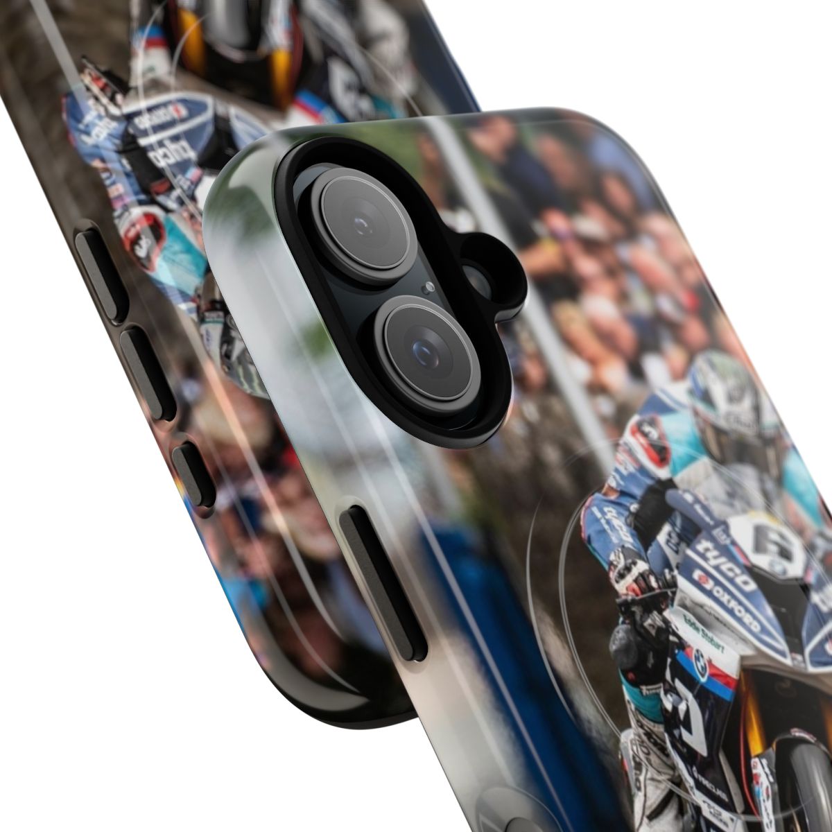 Magnetic tough phone cases for motorcycle enthusiasts - Detail