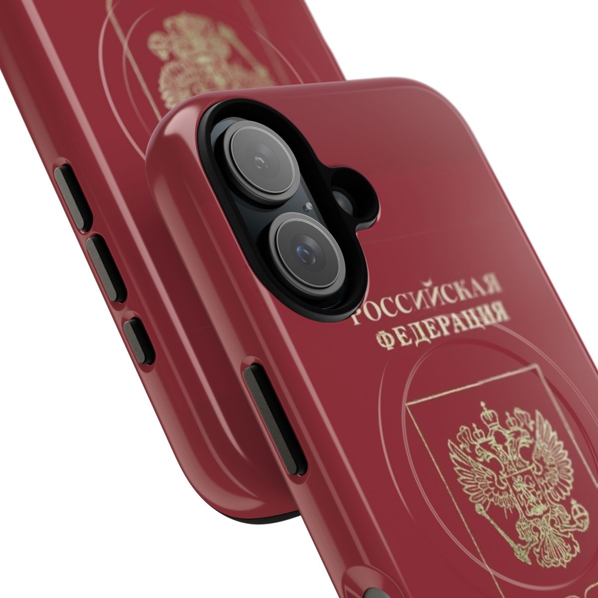 Durable phone case with Russian passport design - Detail