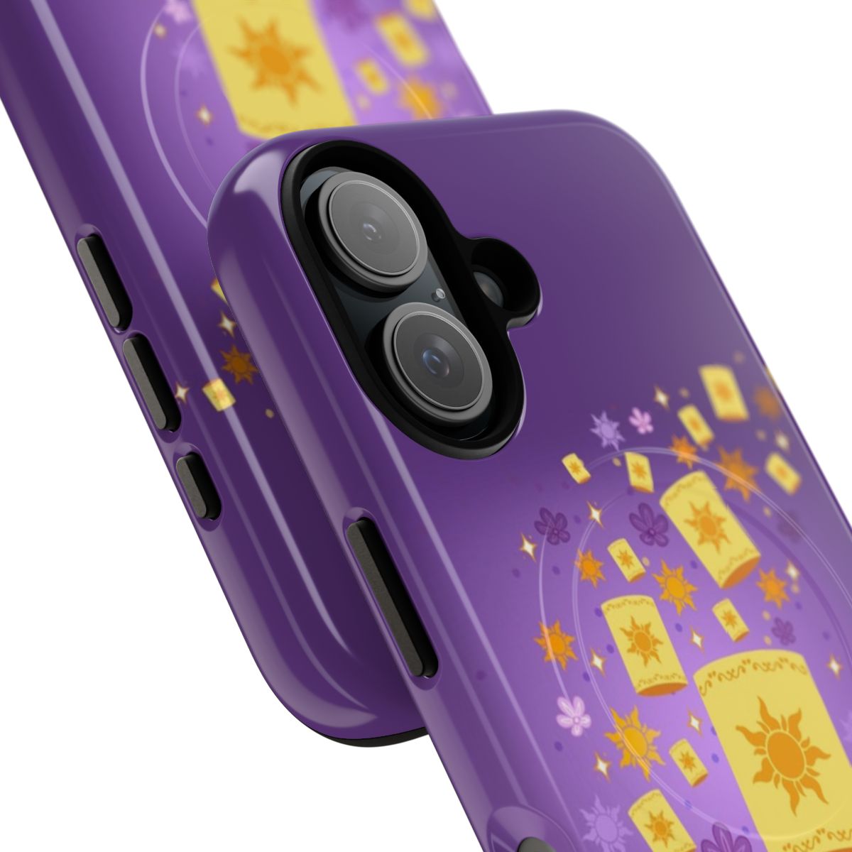 Tangled Lanterns Pattern Magnetic Tough Phone Case - Detail