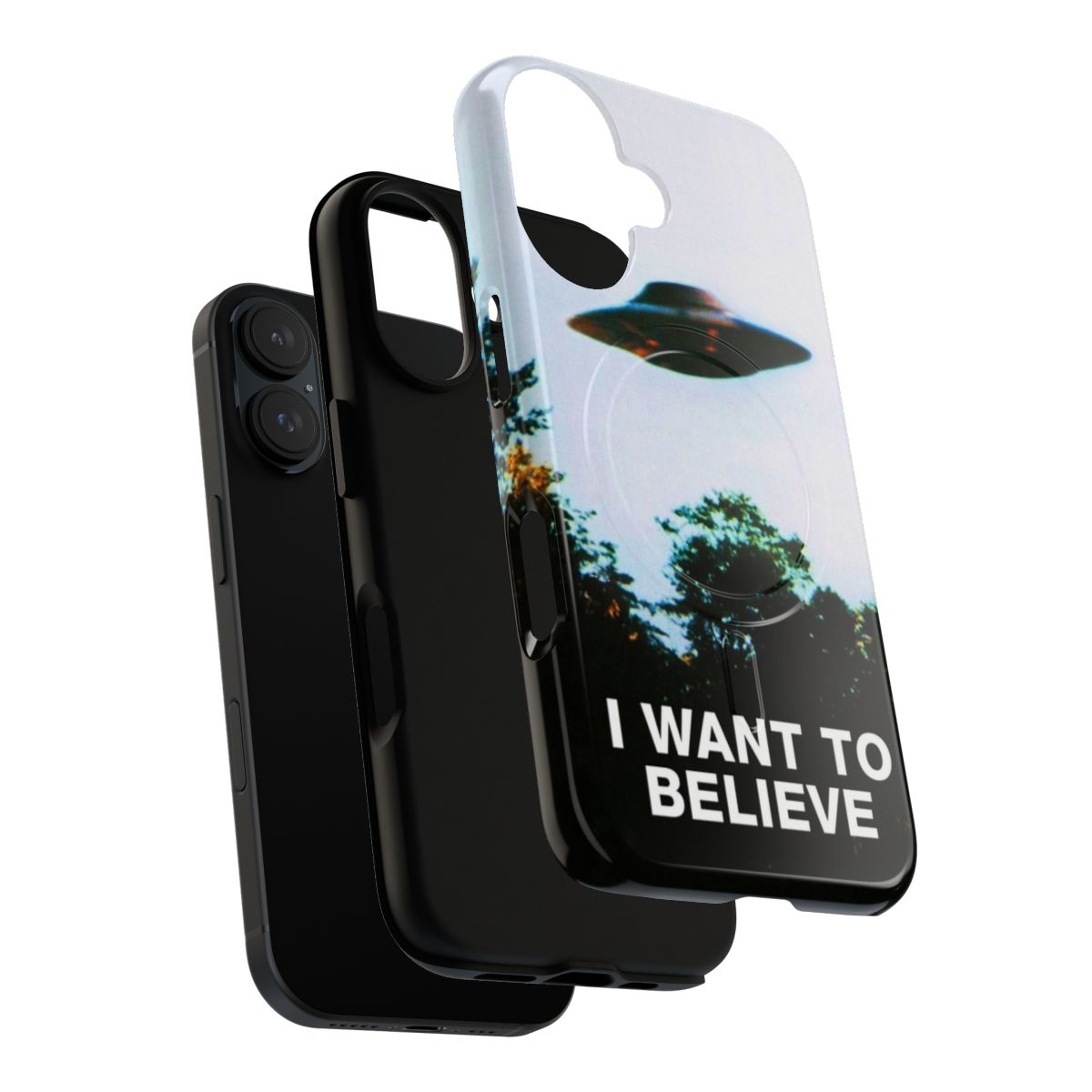 Retro X-Files Inspired Magnetic Tough Phone Case - Layers