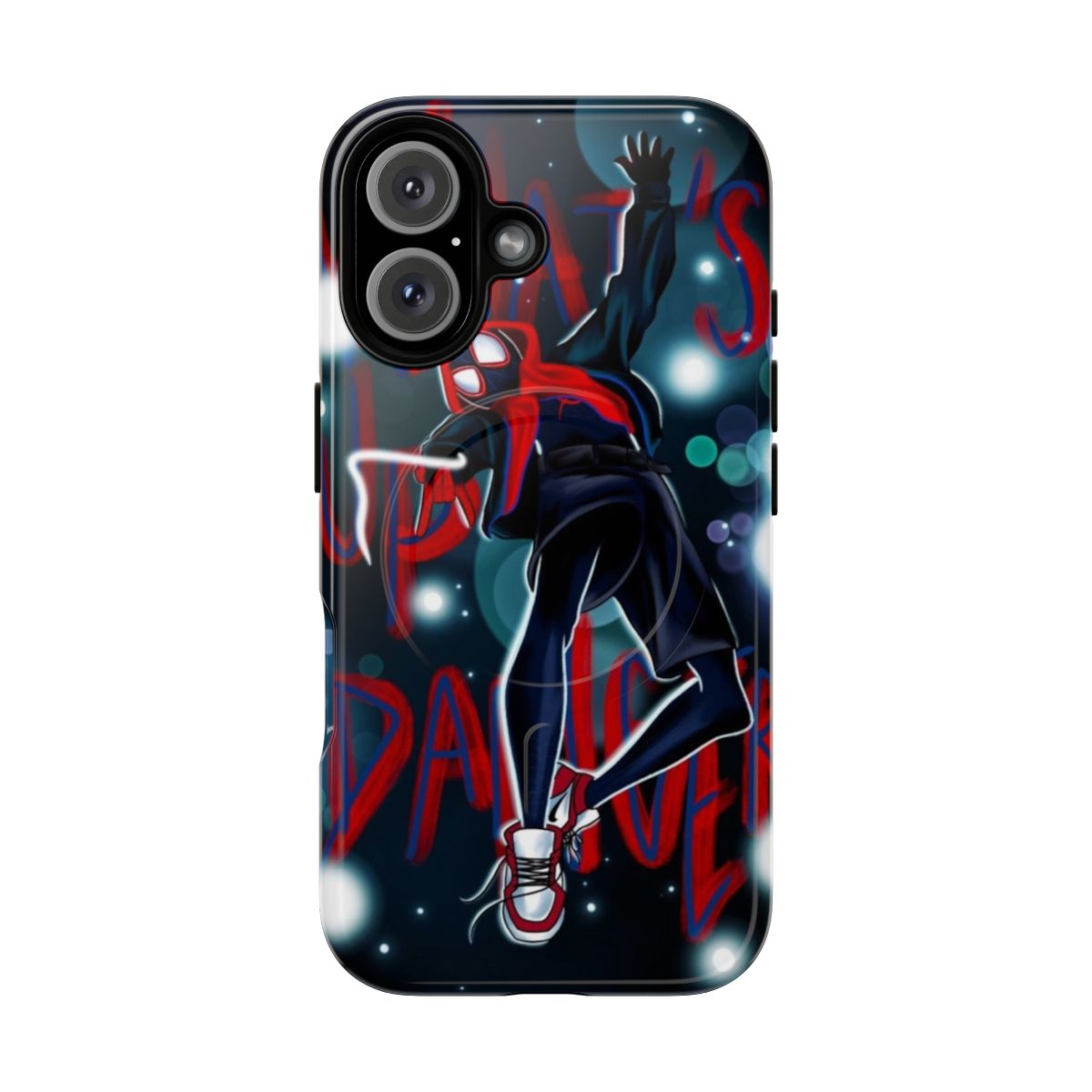 Miles Morales inspired magnetic tough phone case