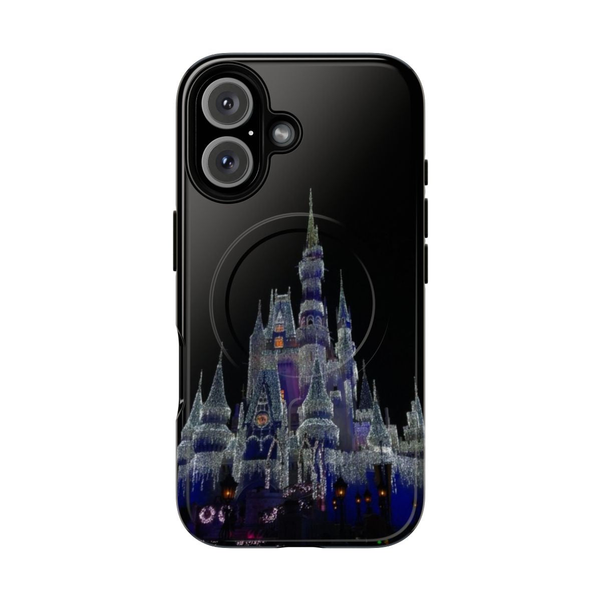 Magnetic Disney-themed phone case for iPhone and Samsung with protective tough design