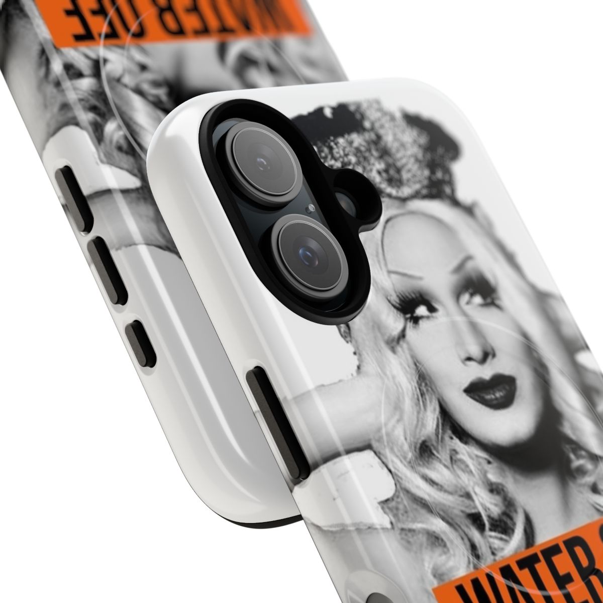 Magnetic tough phone case featuring designs inspired by popular Drag Race contestants - Detail