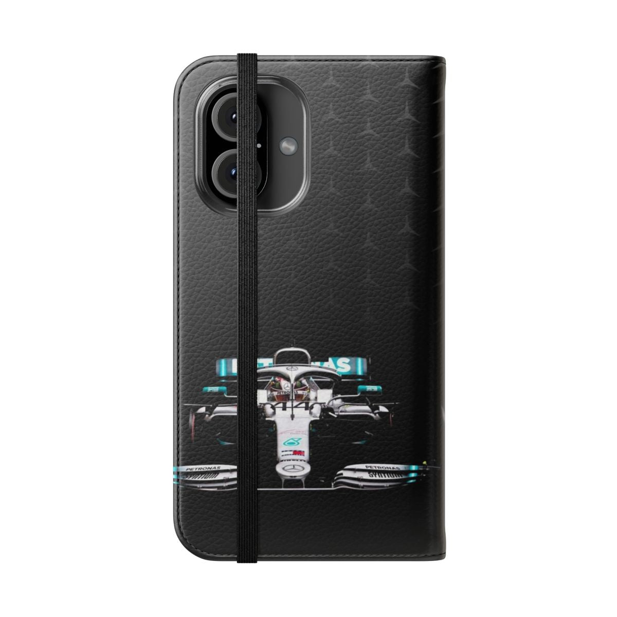 Formula 1 racing-inspired phone case with a sleek design - Folded Front