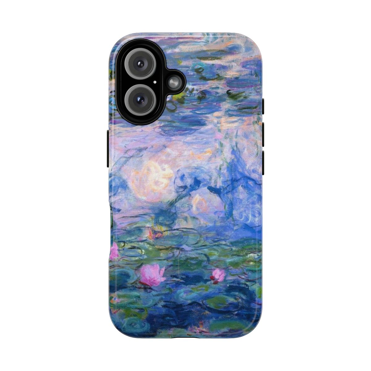 Artistic phone case featuring Monet's iconic water lily painting