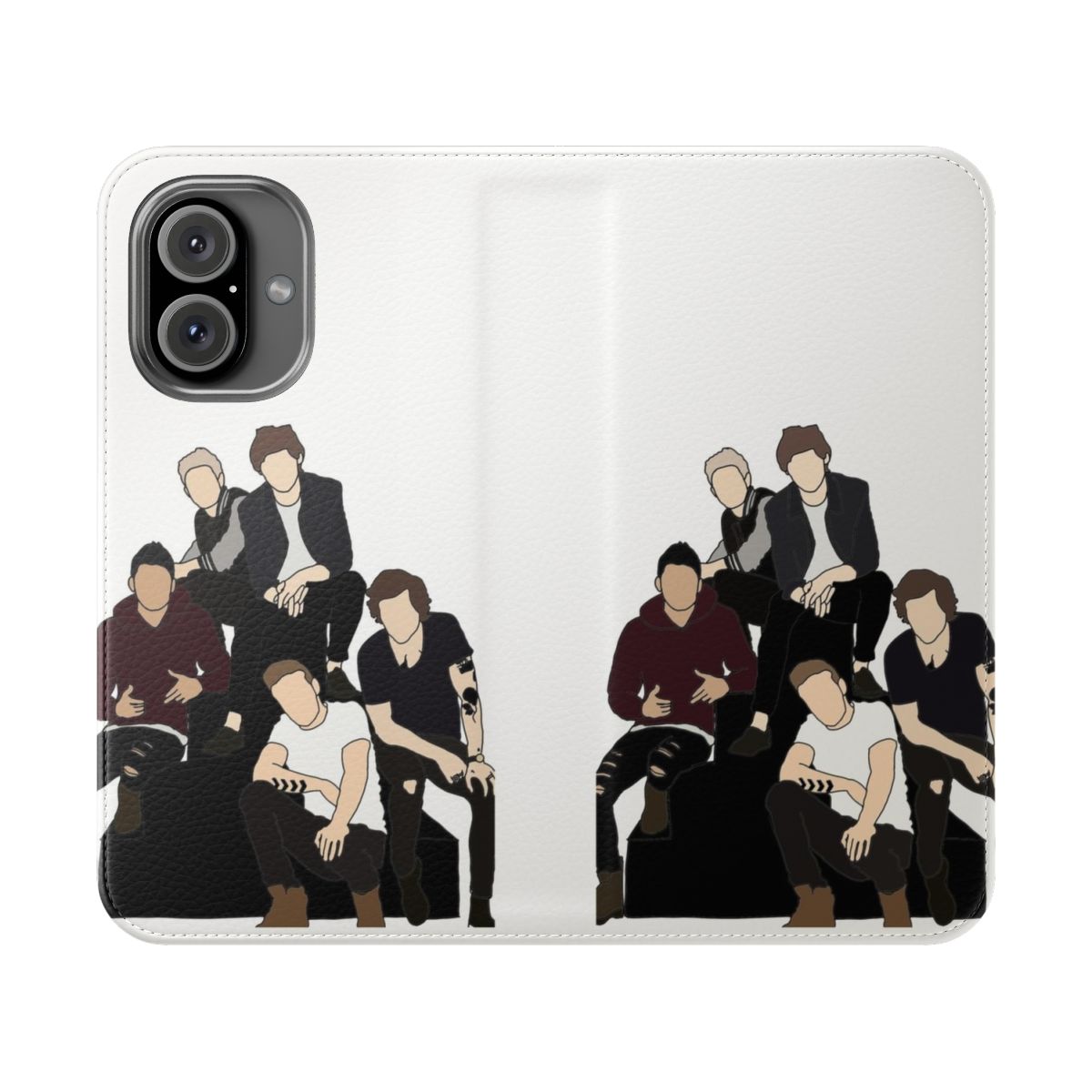 One Direction Inspired Flip Cover Phone Case