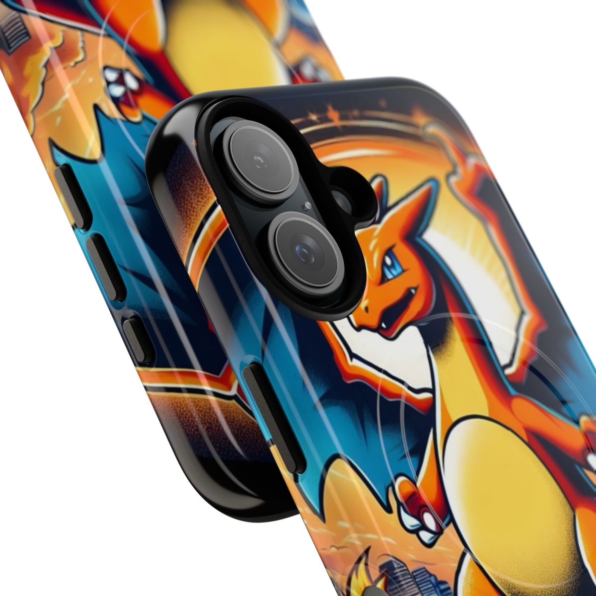 Magnetic tough phone case with Pokemon-inspired design - Detail