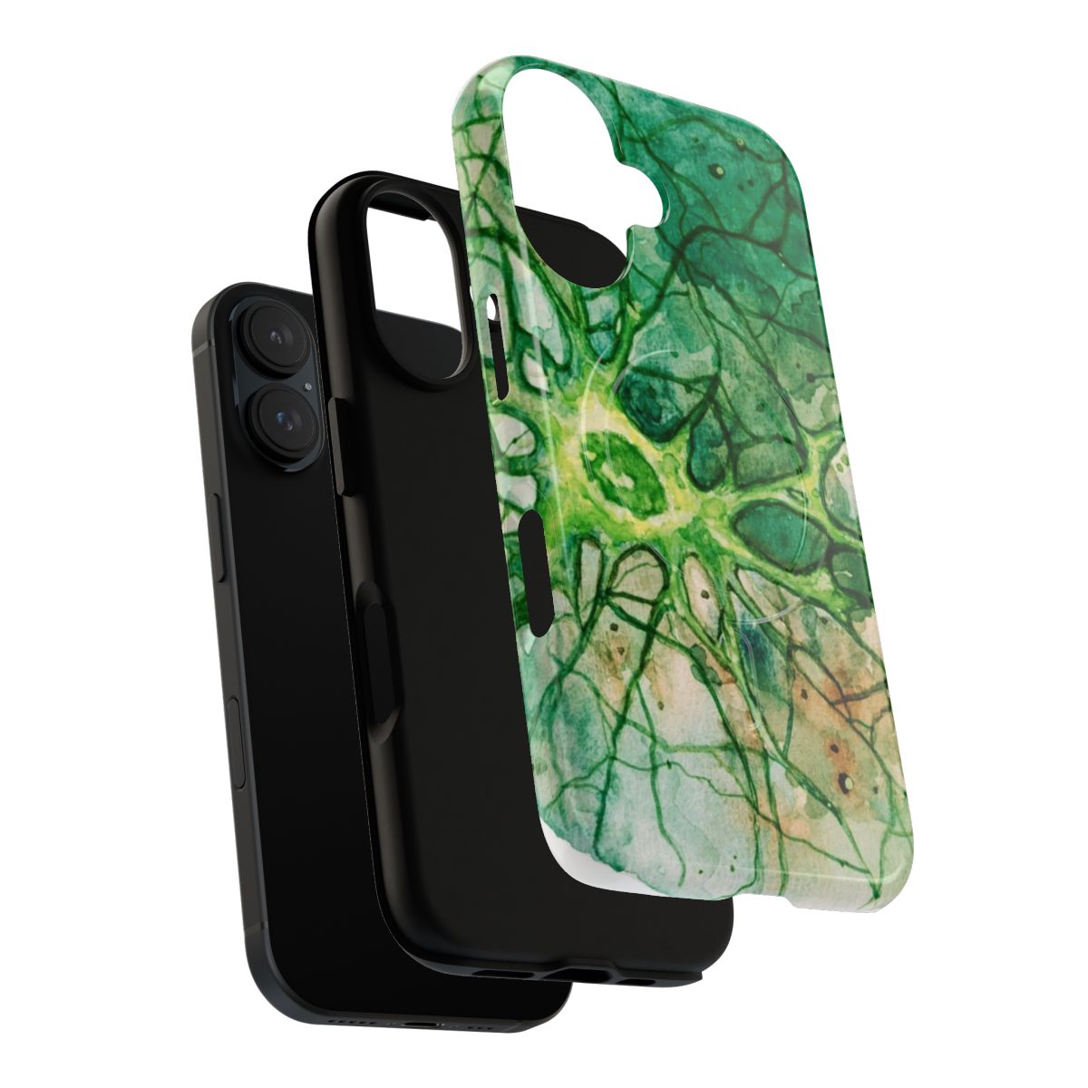 Neuron-inspired magnetic tough phone case - Layers