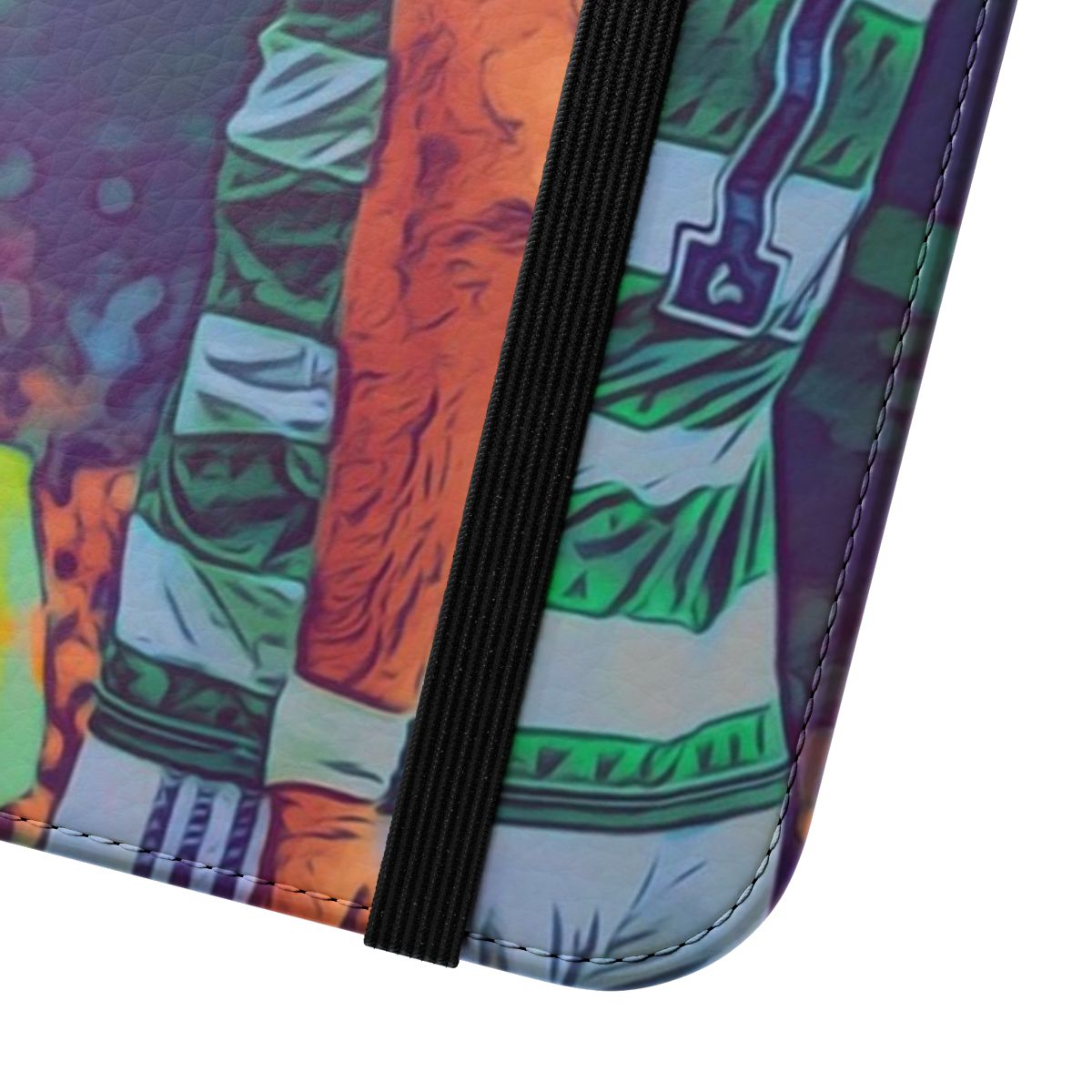 Celtic Jota Inspired Flip Cover Phone Case - Close Up