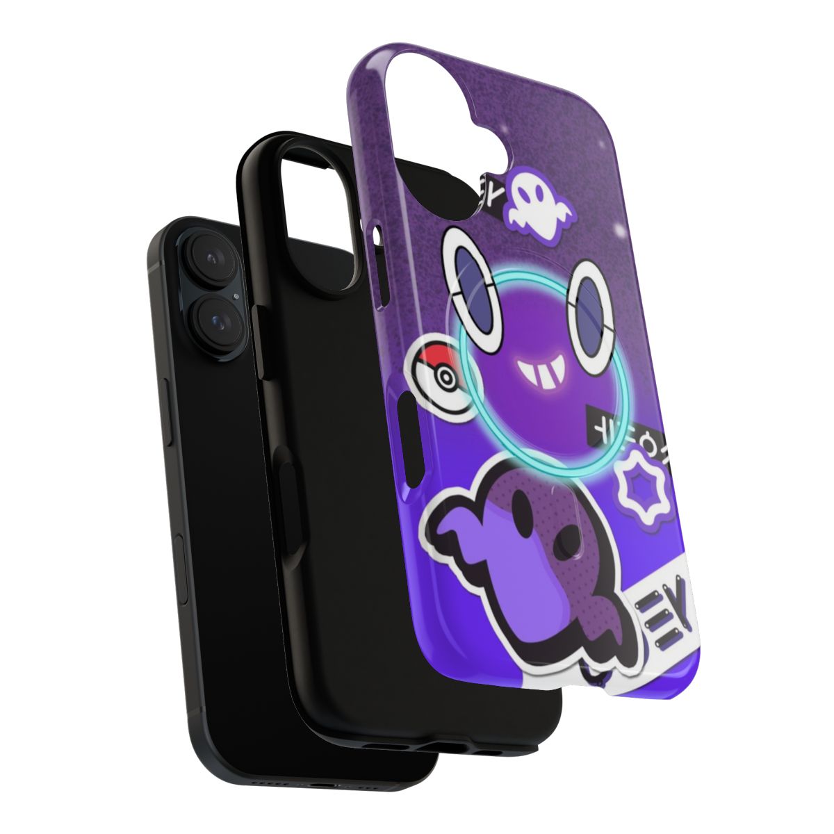 Rotom-inspired ghost type phone case with a magnetic and tough design - Layers