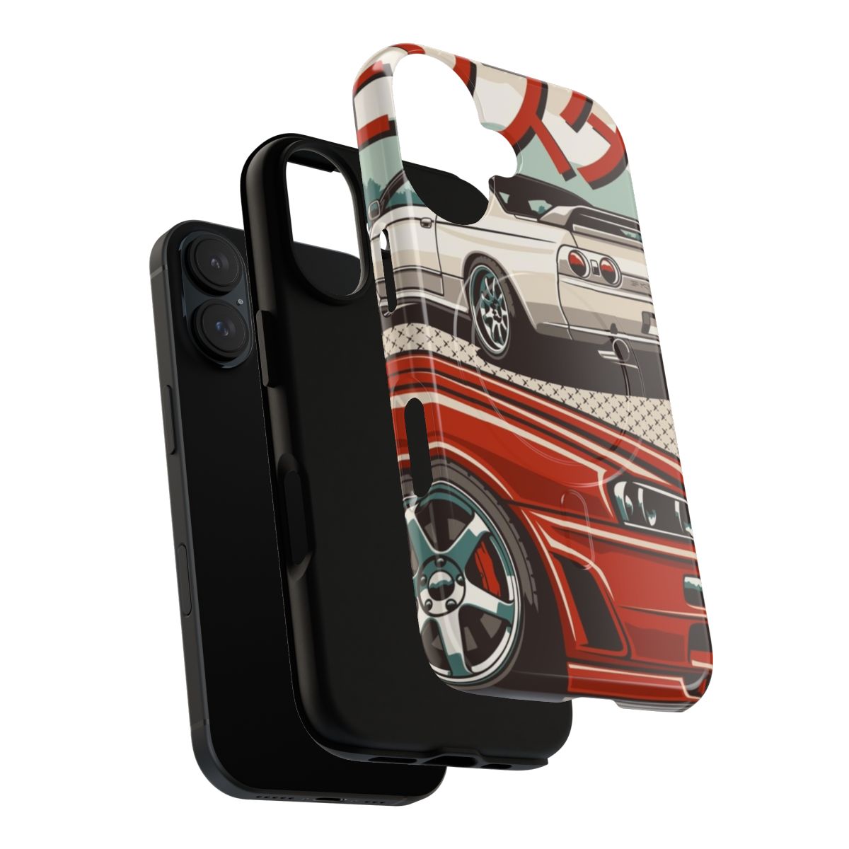 Monster Skyline GTR R32 and R34 inspired phone case - Layers