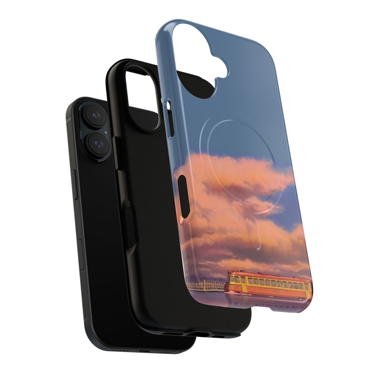 Spirited Away inspired magnetic tough phone cases with anime and fantasy design - Layers