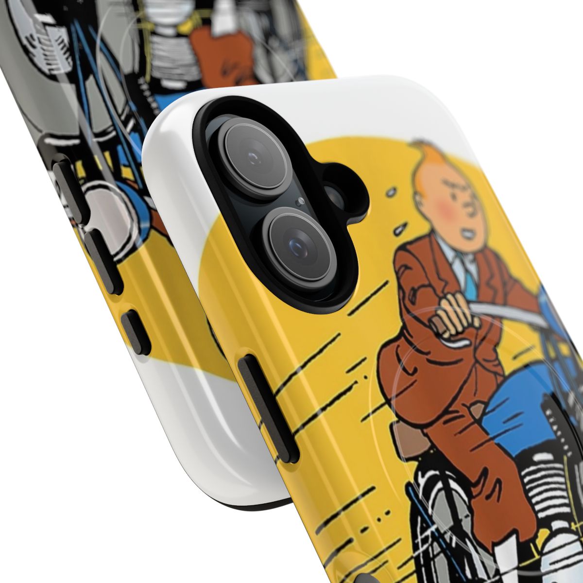 Tin-Tin adventure-themed magnetic tough phone case - Detail