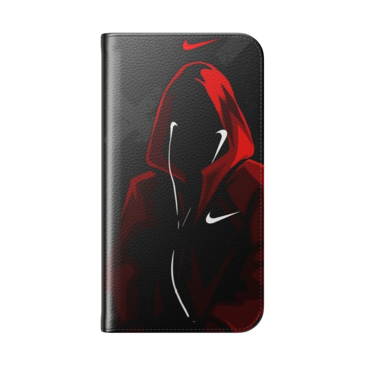 Nike-style sports flip cover phone case for smartphones - Folded Back