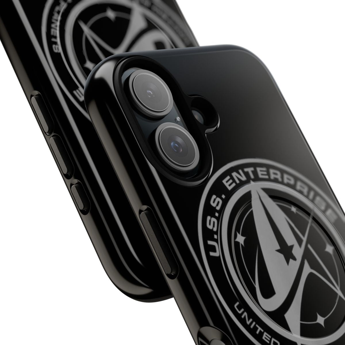 Magnetic tough phone case with Star Trek-inspired design - Detail