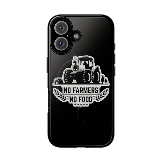 No Farmers No Food Magnetic Tough Phone Case