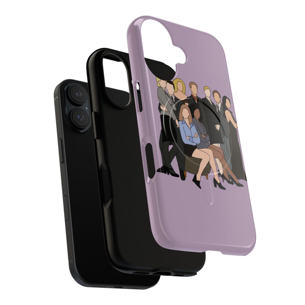 Retro 90s TV Show Inspired Magnetic Tough Phone Case - Layers