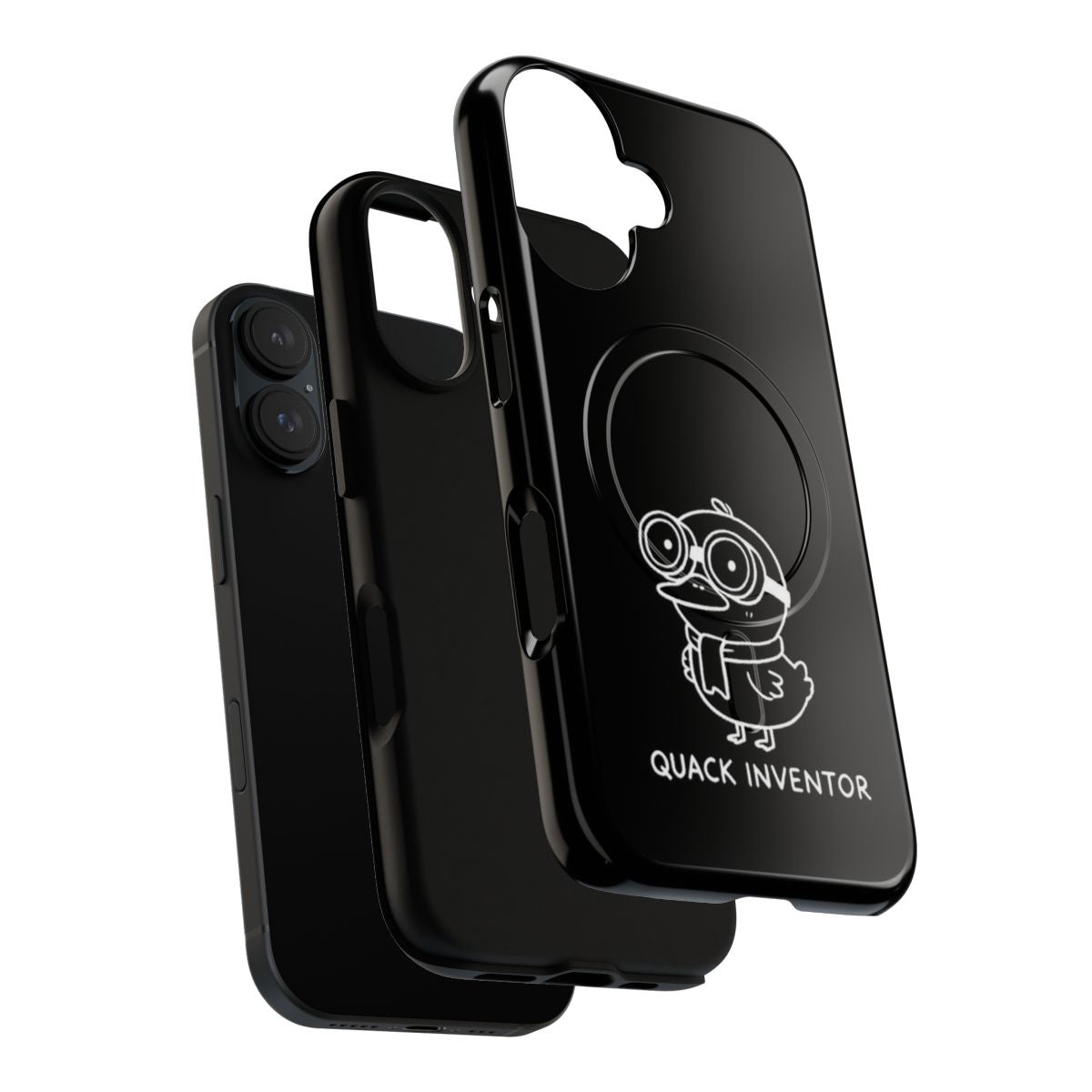 Quack Inventor Sporting Goggles Magnetic Tough Phone Case - Layers