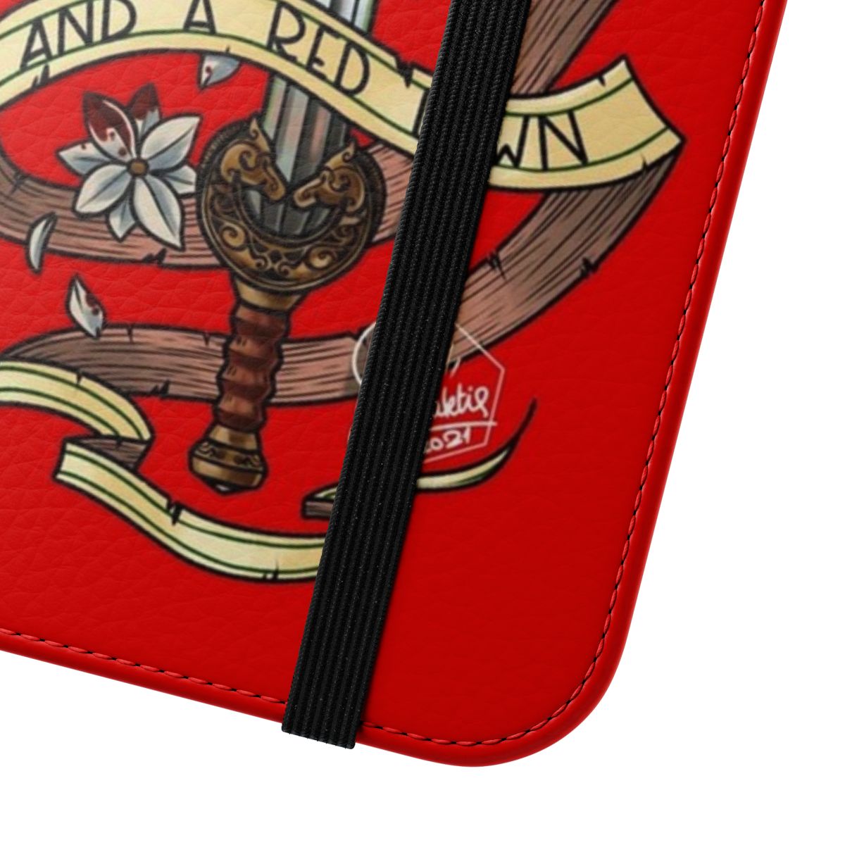 Lord of the Rings-inspired phone case cover with medieval fantasy sword design - Close Up