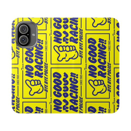 Racing-inspired phone case with jdm-style graphics and design