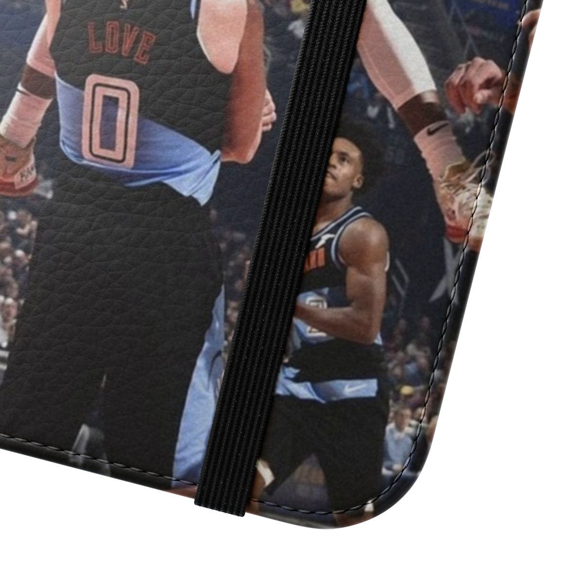 Vertical Beast Flip Cover Phone Case featuring Ja Morant - Close Up