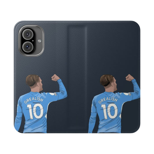 Jack Grealish Manchester City #10 Minimalist Soccer Phone Case