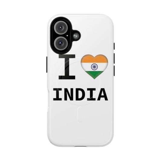 Magnetic phone case with an India design for patriotic customers