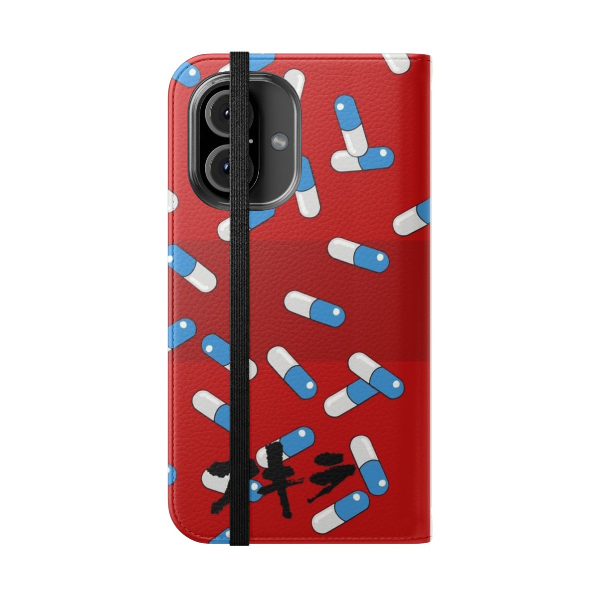 Akira II anime-themed flip cover phone case - Folded Front