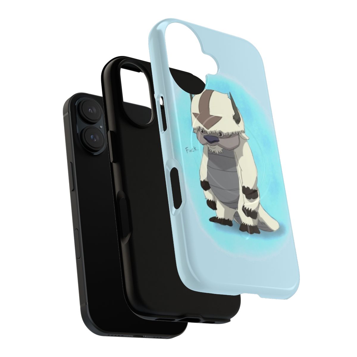 Magnetic tough phone case featuring the sky bison Appa from Avatar: The Last Airbender - Layers