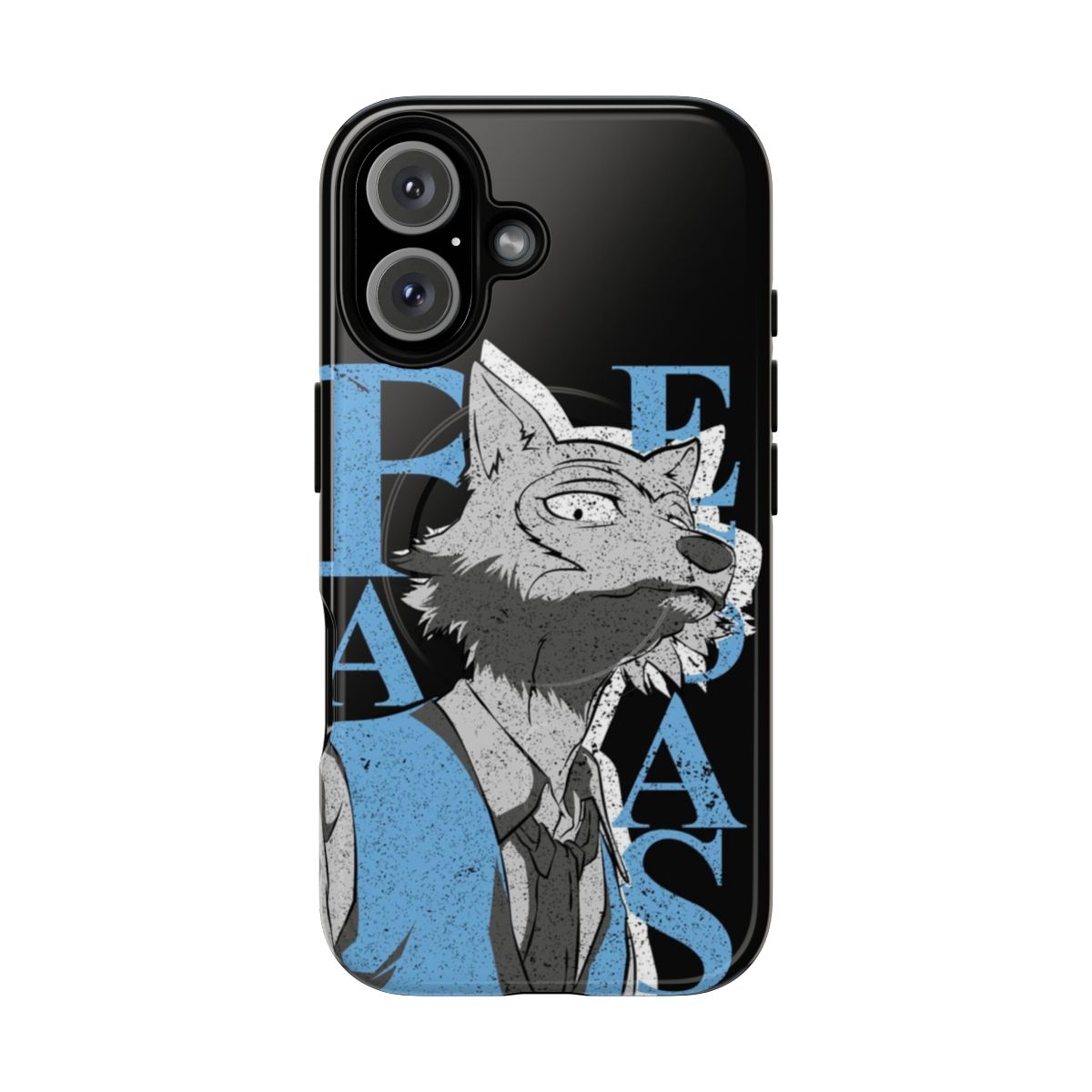 Beastars Legoshi Half Body Grunge Style Phone Case