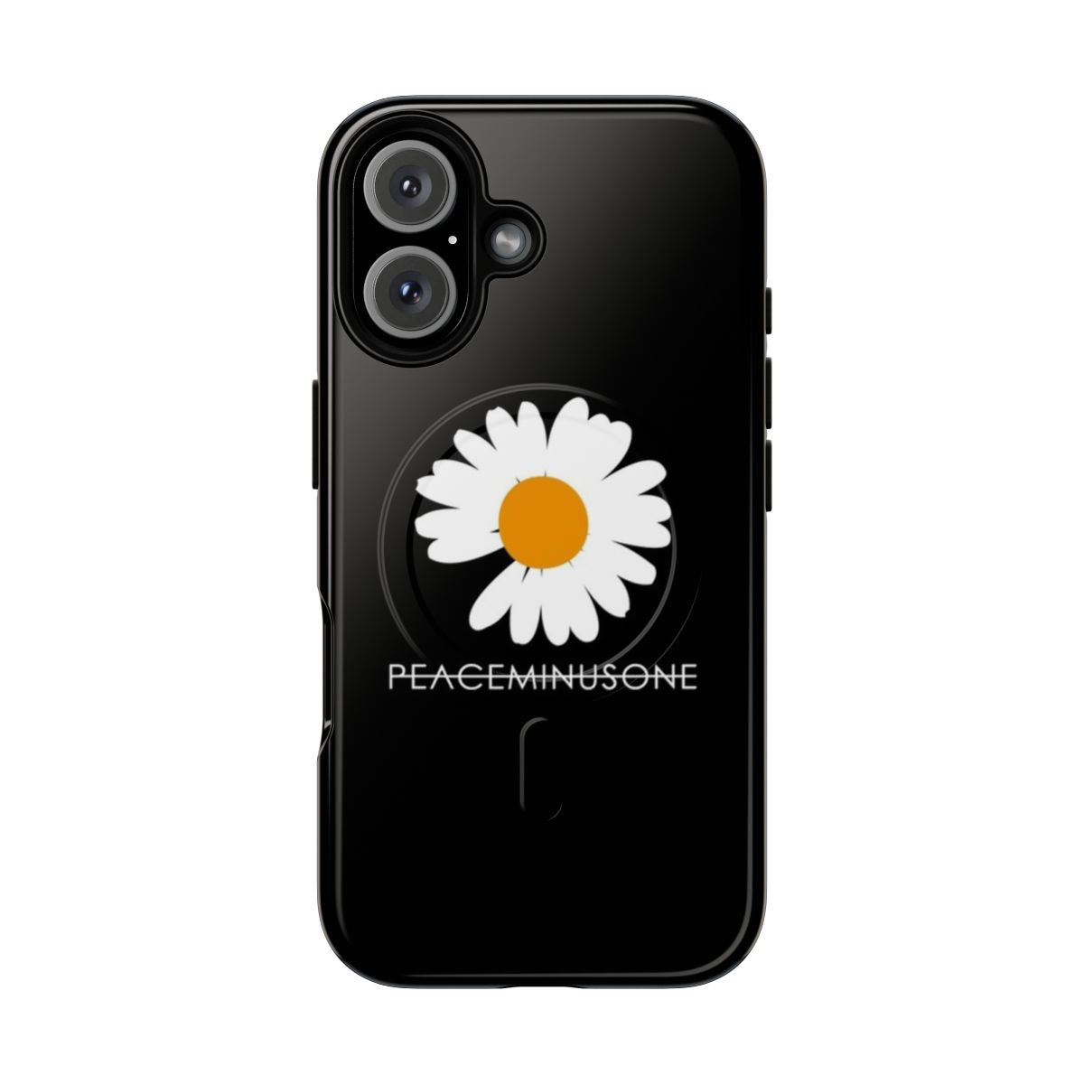 Daisy pattern magnetic tough phone case inspired by K-pop star G Dragon