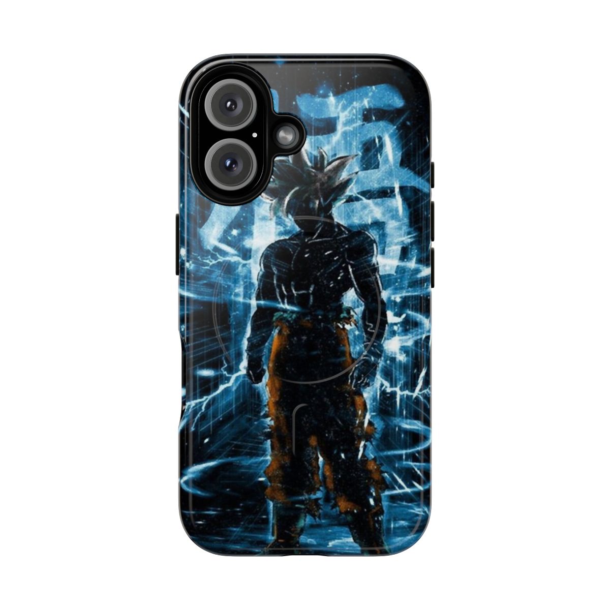 Goku Ultra Instinct inspired magnetic tough phone cases with dragon ball design