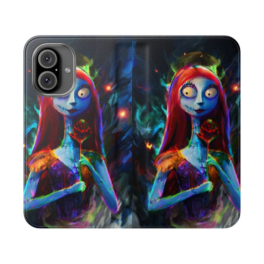 Nightmare Before Christmas Sally Flip Cover Phone Case for Smartphone