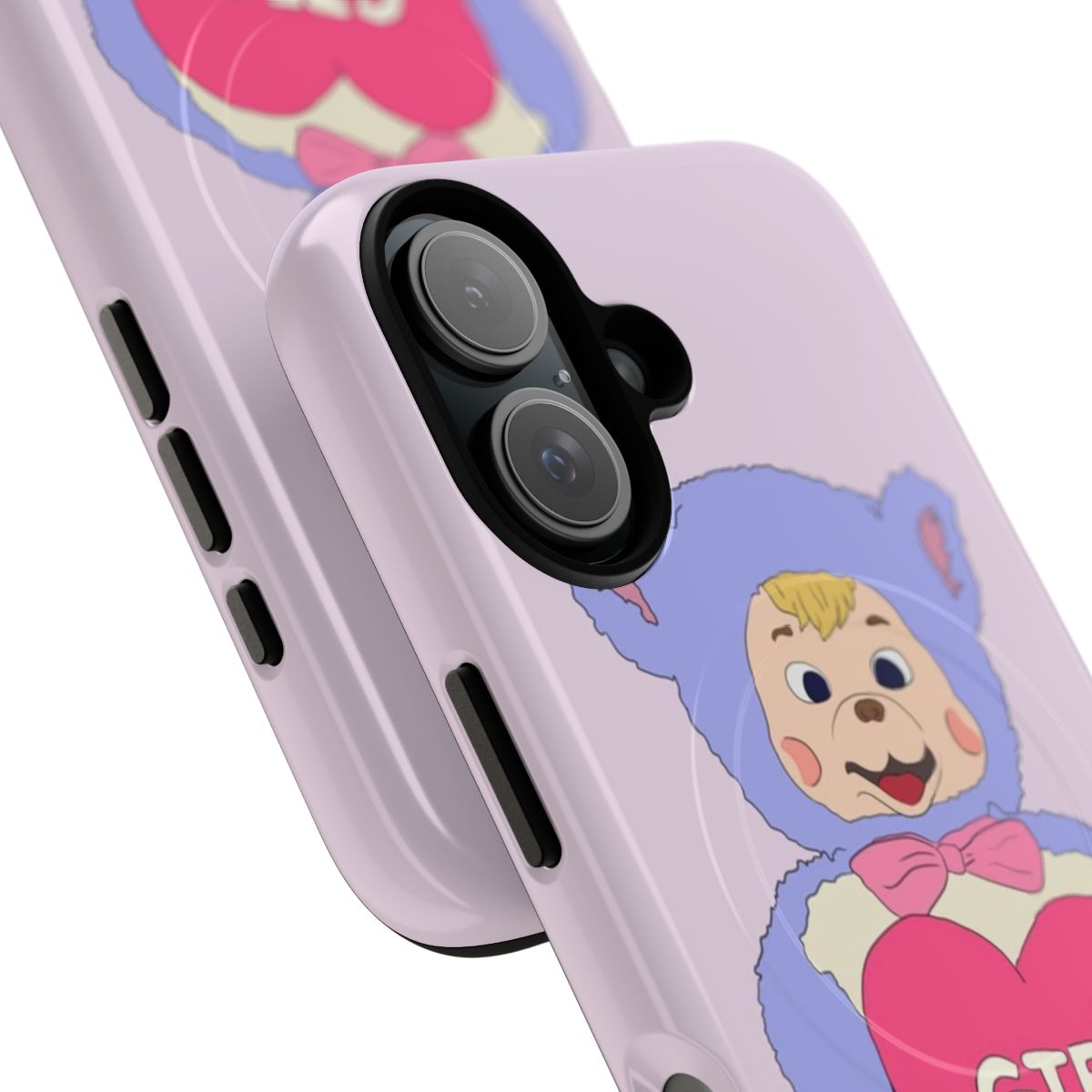 Stylish and protective GTFO Trilogy bear-themed phone case with magnetic closure - Detail