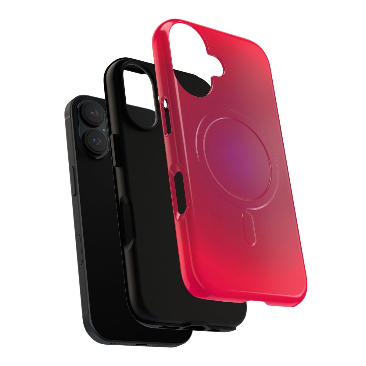 Stylish and durable magnetic phone cases with an aura-like design - Layers