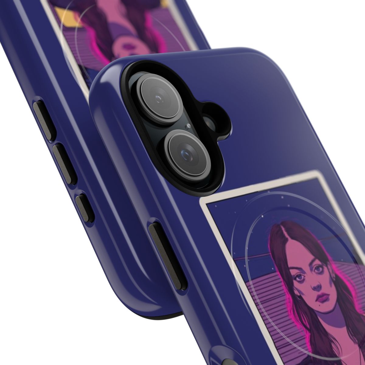 Maeve Wiley inspired phone case with tarot card design and starry night background - Detail