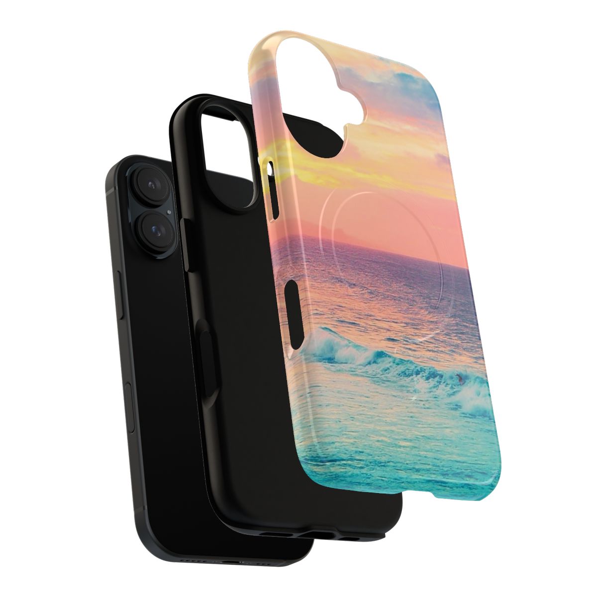 Dreamy Maui Hookipa Surf Sunset Magnetic Phone Case - Layers