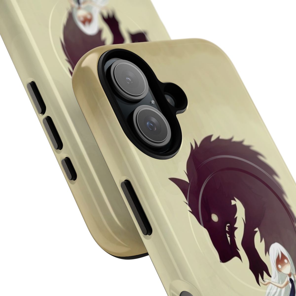 Werewolf-themed magnetic tough phone case with fantasy and horror design - Detail