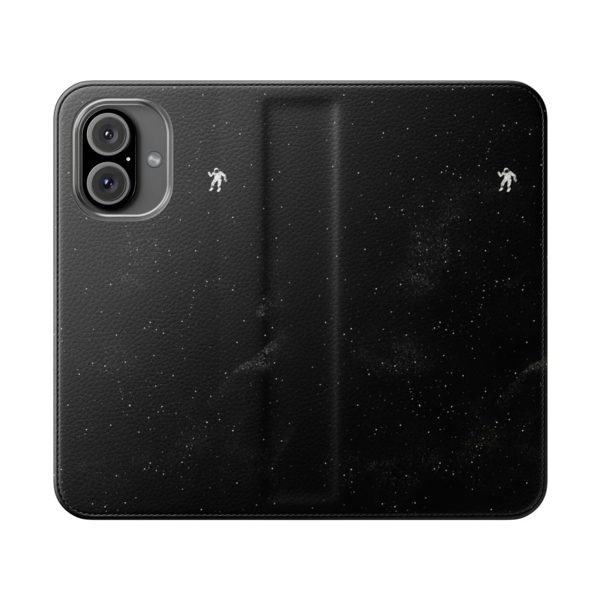 Gravity Flip Cover Phone Case featuring a space and galaxy inspired design