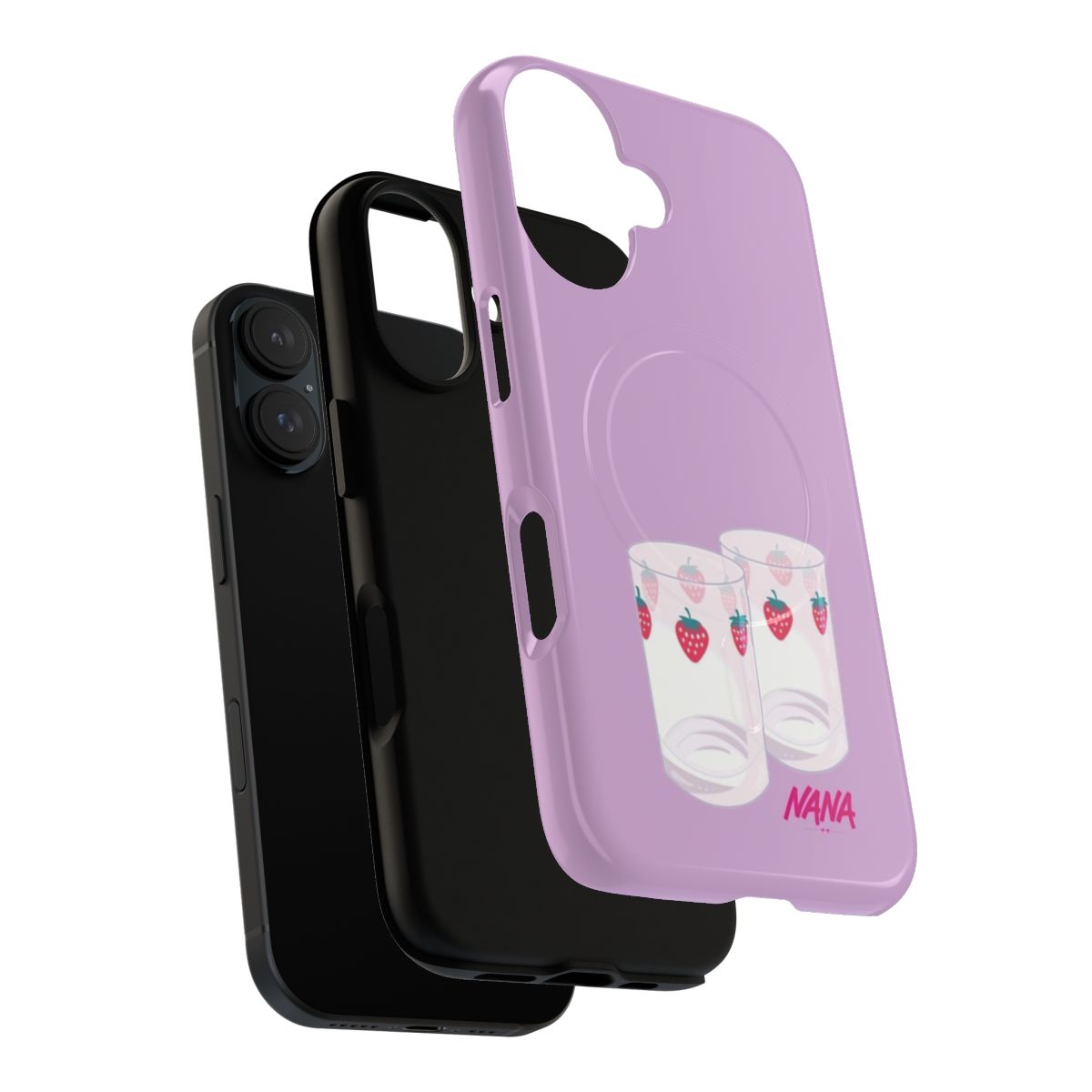 Nana-themed magnetic tough phone case featuring characters and imagery from the popular anime and manga series. - Layers