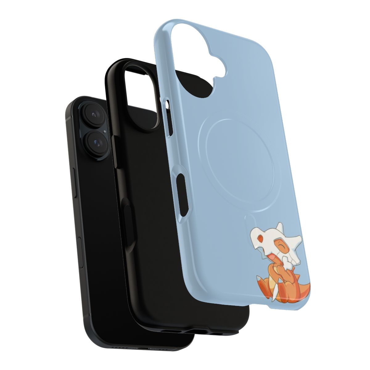 Image of a durable, magnetic phone case featuring the Pokemon character Cubone - Layers