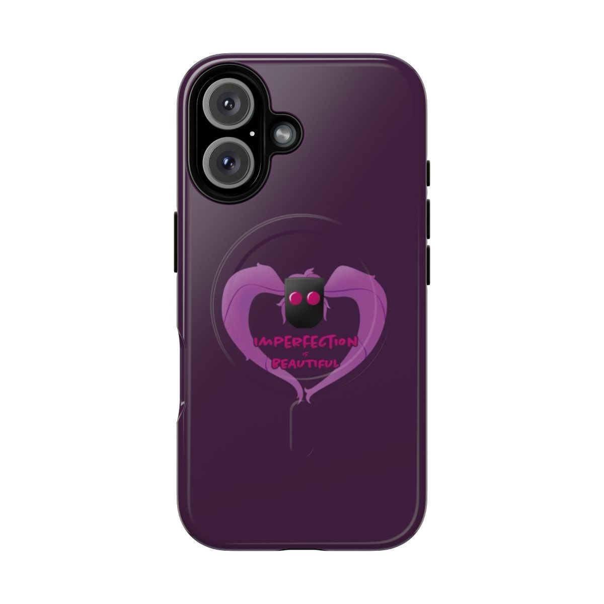 Entrapta-inspired phone case with "Imperfection is Beautiful" design