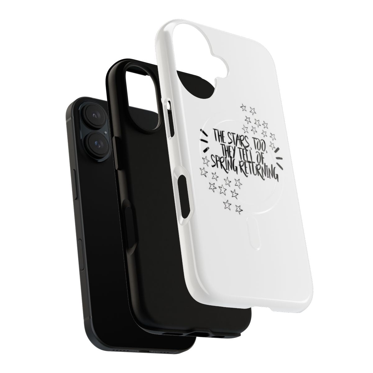 Magnetic tough phone case featuring the cast and themes of the musical Spring Awakening. - Layers